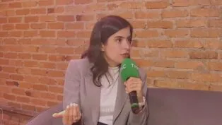 Cena do podcast Imprevista com Joana Treptow e Tabata Amaral