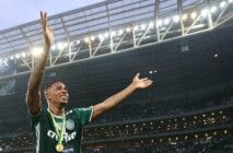 Ganriel jesus no Allianz Parque nos tempos de Palmeiras