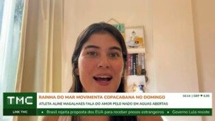 Aline Magalhães em entrevista à TMC