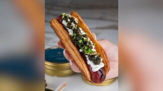 Cachorro-quente gourmet no Miami Open