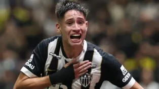 Iván Román marcou o gol da vitória do Atlético-MG sobre o São Paulo