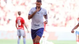 O atacante Willian José marcou o único gol da partida entre Internacional e Bahia, pela sexta rodada do Brasileirão