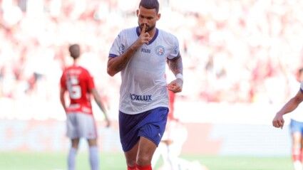 O atacante Willian José marcou o único gol da partida entre Internacional e Bahia, pela sexta rodada do Brasileirão