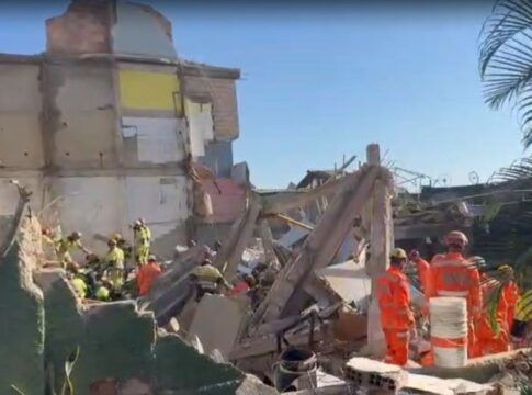 Desabamento de asilo deixa 3 mortos e 9 soterrados em Belo Horizonte