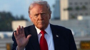 Donald Trump em Miami no sábado (7/3/2026)