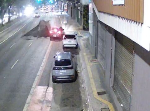 Cratera na Consolação foi causada por gases inflamáveis em galeria subterrânea, diz Enel