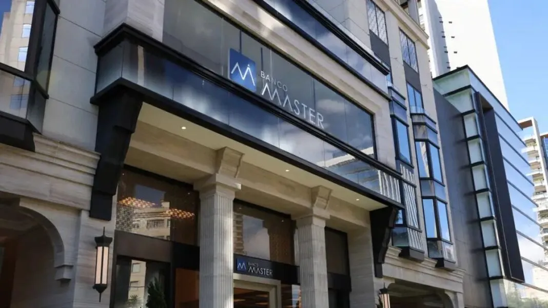 Fachada do Banco Master