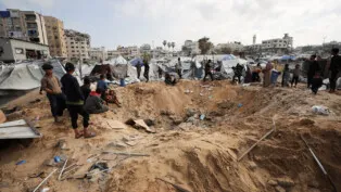 Ataque em um campo de palestinos em Gaza em 12 de março de 2026