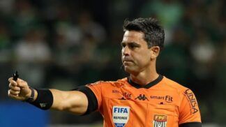 árbitro /flávio Rodrigues de Souza durante partida do Palmeiras