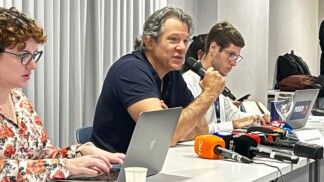 Haddad em encontro com jornalistas em SP