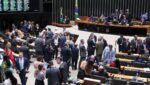Plenário da Câmara dos Deputados durante votação da PEC da Segurança