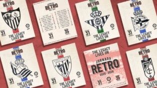 LaLiga organizou uma "rodada retrô"