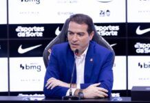 Marcelo Paz, executivo de futebol do Corinthians, detalhou a proposta do Milan, da Itália, pelo volante André Luiz