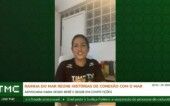 Nadadora dá entrevista à TMC