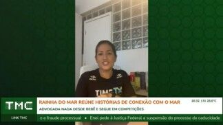Nadadora dá entrevista à TMC