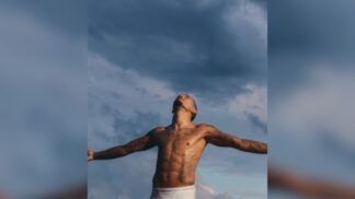 Raphinha em campanha para a Calvin Klein