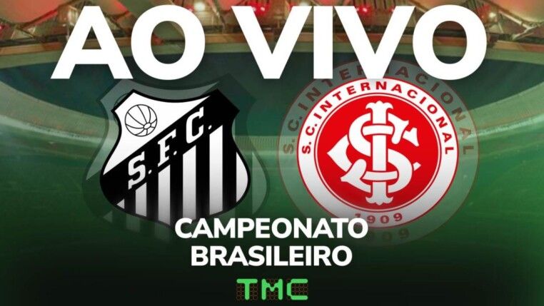 Santos x Internacional: acompanhe a transmissão da TMC ao vivo
