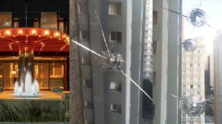 Tiros nas janelas do hotel Intercontinental, em São Paulo