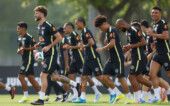 Treino da seleção brasileira em Orlando