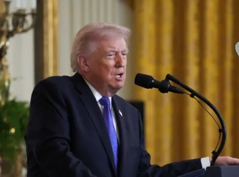 Trump em coletiva na Casa Branca