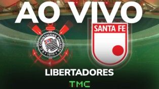 Acompanhe Corinthians x Santa Fe ao vivo na TMC