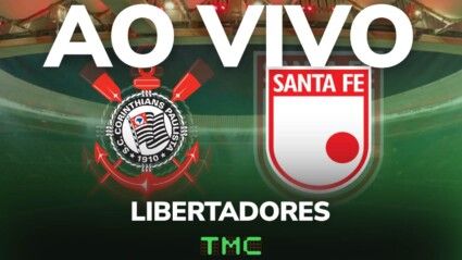 Acompanhe Corinthians x Santa Fe ao vivo na TMC