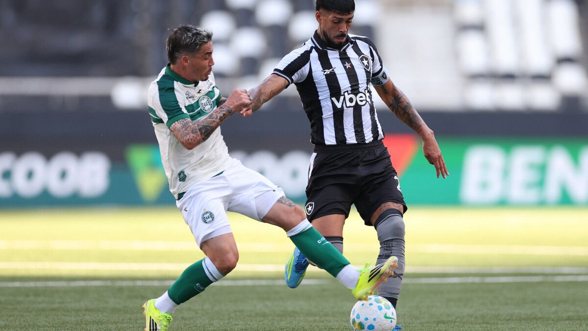 Botafogo empata em 2 a 2 com Coritiba no Nilton Santos pelo Brasileirão | TMC