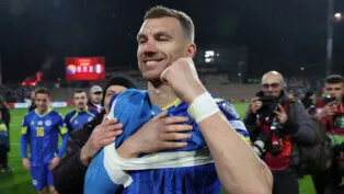 Edin Dzeko, maior artilheiro da Bósnia