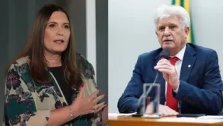 Deputados federais, lado a lado, na imagem