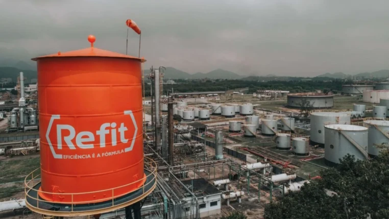 Planta da refinaria