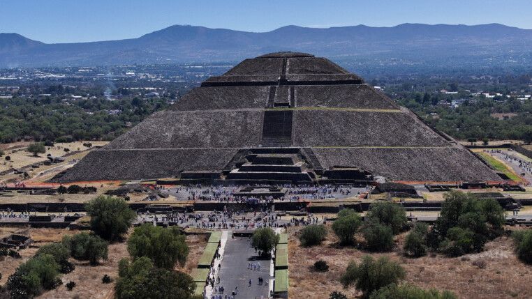 Teotihuacan, no México (Foto: Alberto Fajardo/Reuters)