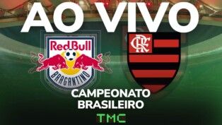 Montagem de Bragantino x Flamengo, pelo Brasileirão