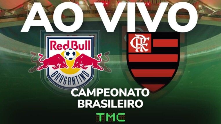 Montagem de Bragantino x Flamengo, pelo Brasileirão