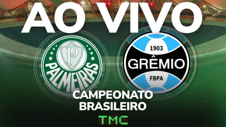 Montagem de Palmeiras e Grêmio, pelo Brasileirão