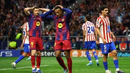 O Barcelona até venceu o Atlético de Madrid, mas não foi suficiente para virar o confronto