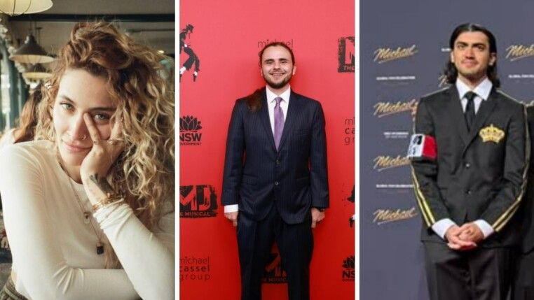 Na foto há os três filhos de Michael, no lado esquerdo está Paris, no meio Prince e do lado direito Bigi.