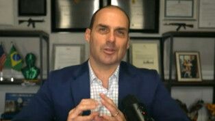 Eduardo Bolsonaro em entrevista à TMC