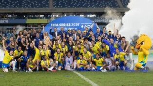 Seleção brasileira feminina campeã Fifa Series.