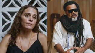Helena Buarque e Carlinhos Brown.