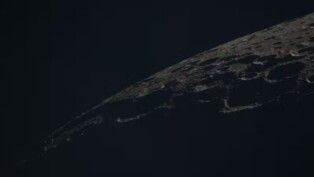 Foto da Lua durante expedição Artemis II