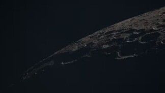 Foto da Lua durante expedição Artemis II