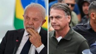 Lula e Jair Bolsonaro