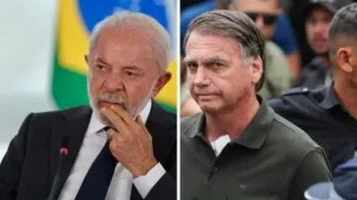 Lula e Jair Bolsonaro