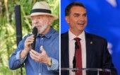 Lula e Flávio Bolsonaro