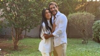 Michelle Barros e o namorado Shia