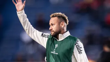 Neymar em jogo da Sul-Americana