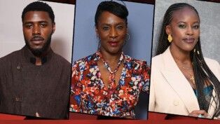 Três pessoas em uma montagem. Do lado esquerdo é um homem e no meio e lado direito são duas mulheres.