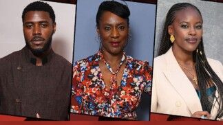 Três pessoas em uma montagem. Do lado esquerdo é um homem e no meio e lado direito são duas mulheres.