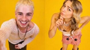 Juliano Floss e Samira Sagr