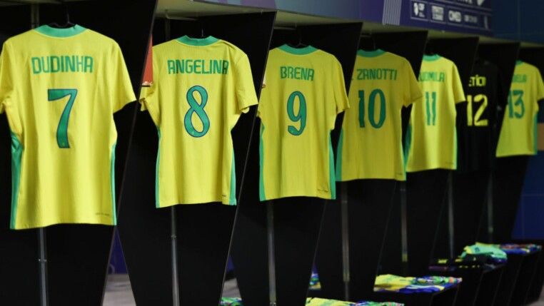 Camisa seleção brasileira feminina